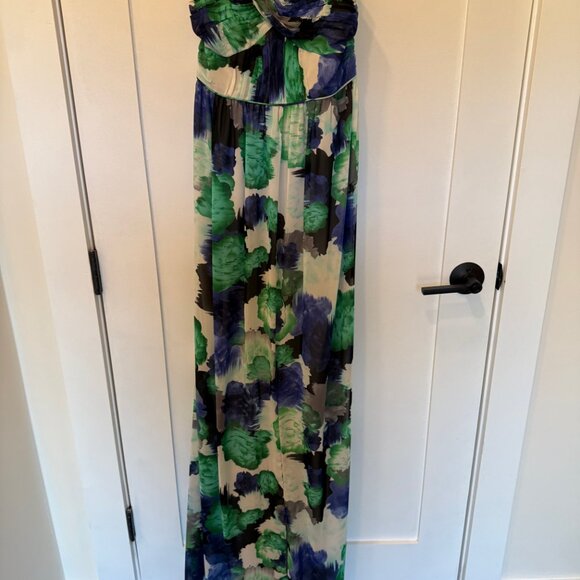 Shoshanna Strapless Multi-Colored Floral Maxi Dress - Picture 7 of 9